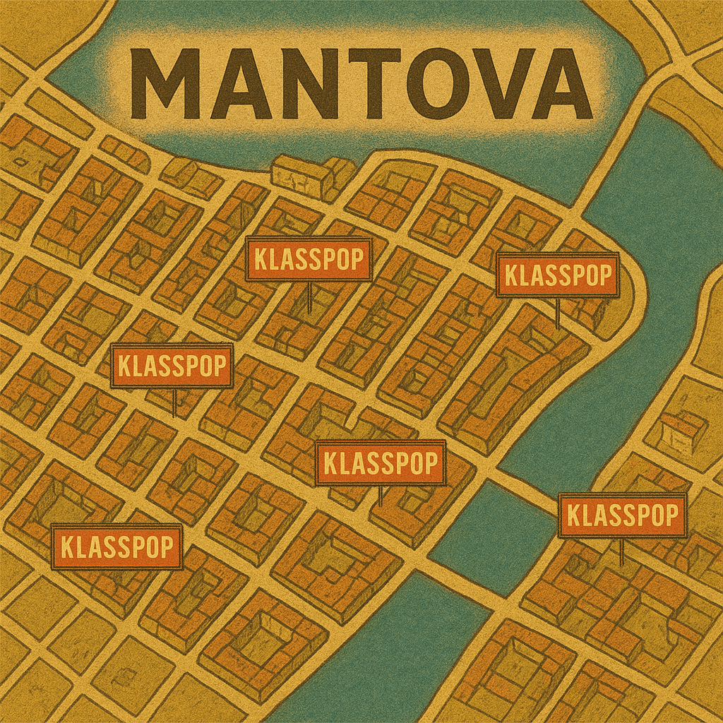 Città di Mantova Piantina Klasspop