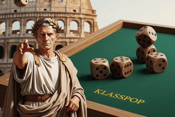 Il dado è tratto immagine Gemini Ai Klasspop